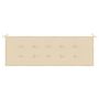 Voir la diapositive 4 : VIDAXL Coussin de banc de jardin beige 150x50x3 cm tissu oxford