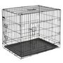 Voir la diapositive 2 : KERBL Kerbl Cage pour chien 92x63x74 cm Noir