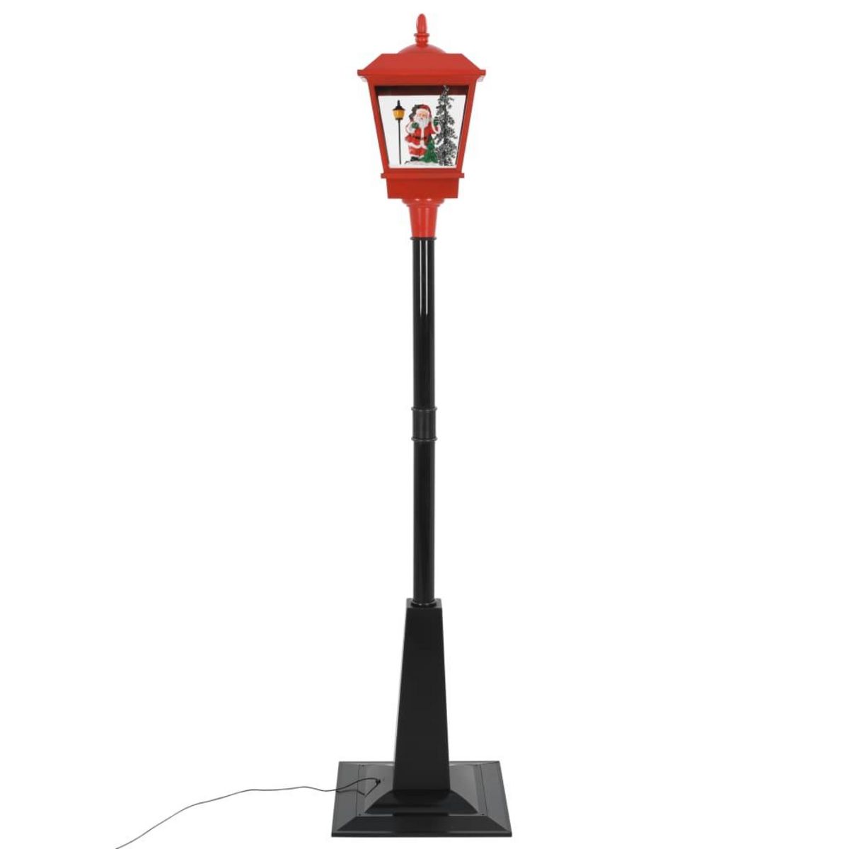VIDAXL Lampadaire de Noël avec Pere Noël 180 cm LED