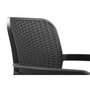 Voir la diapositive 4 : ALLIBERT by KETER Lot de 6 fauteuils de jardin - Allibert by KETER - BELLA - En résine - Coloris : gris graphite - Empilable