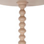 Voir la diapositive 3 : ATMOSPHERA Table d'Appoint Ronde  Alix  50cm Noisette