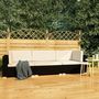 Voir la diapositive 1 : VIDAXL Salon de jardin 3 pcs avec coussins resine tressee noir