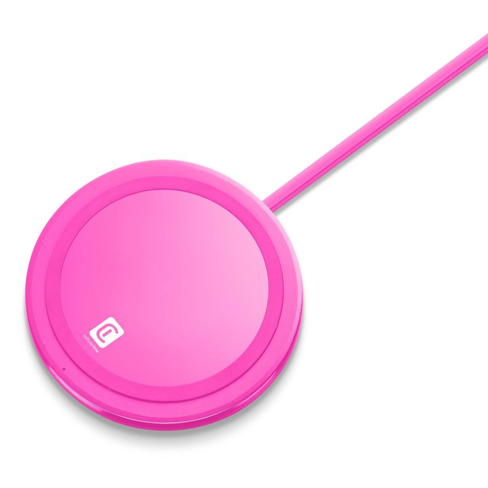 CELLULAR LINE Cellularline neon wireless charger - apple, samsung and other wireless smartphones base de rechargement sans fil colorée