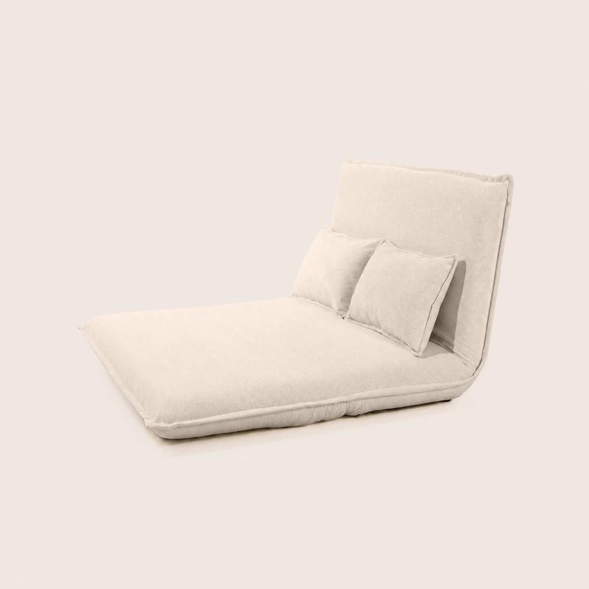 Voir la diapositive 4 : BEST MOBILIER Candice - banquette 2 places convertible clic-clac en velours côtelé