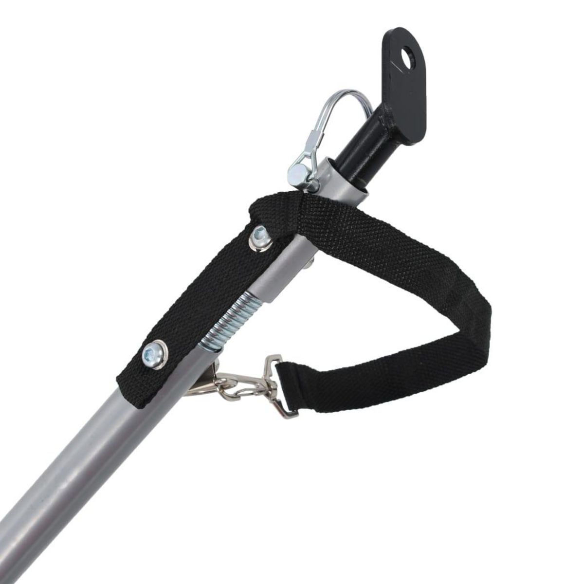 VIDAXL Remorque de velo pour animaux de compagnie orange et gris