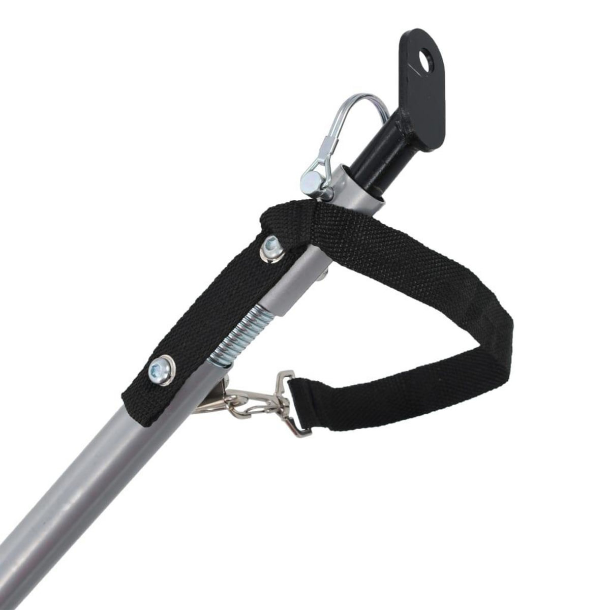 VIDAXL Remorque de velo pour animaux de compagnie orange et gris