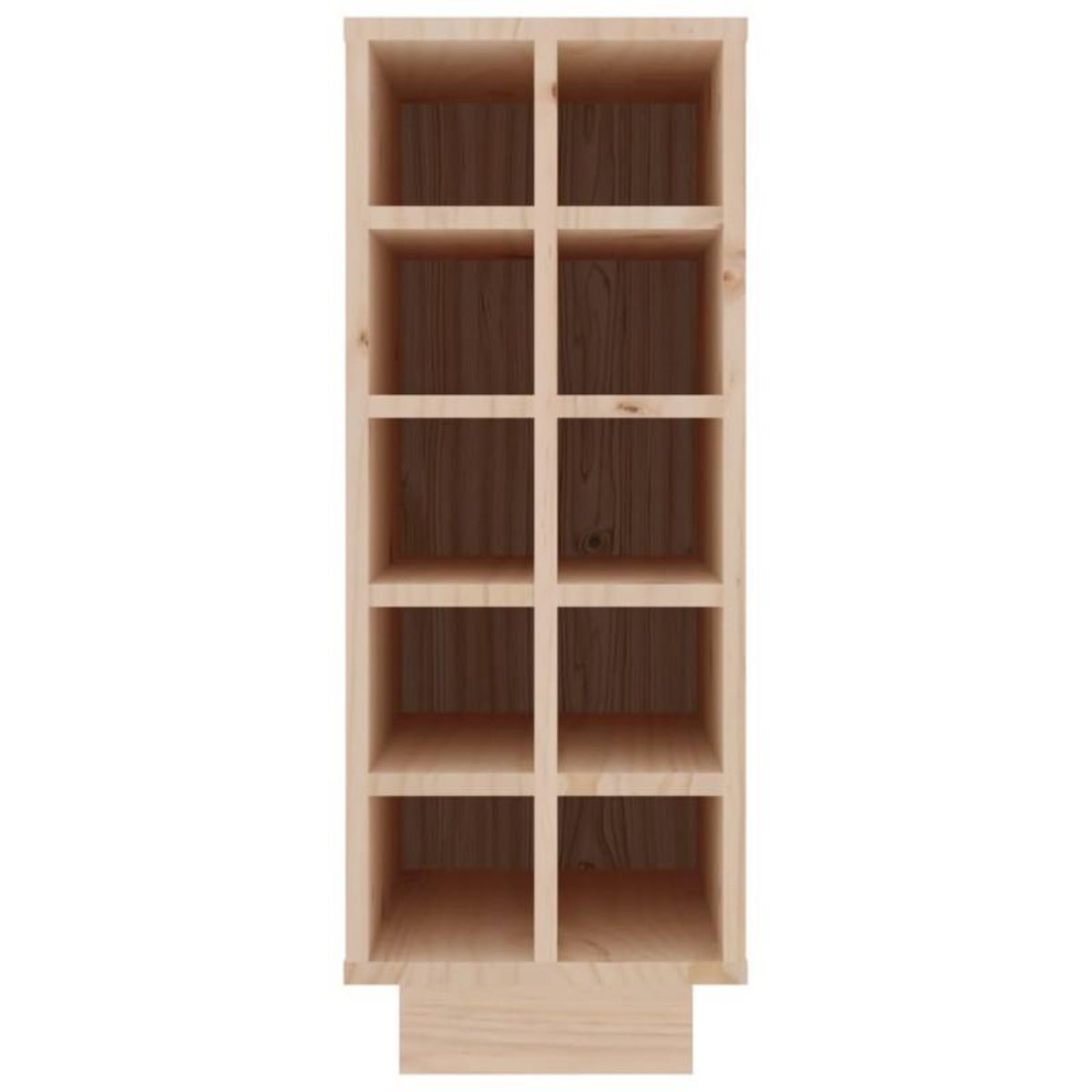 VIDAXL Armoire à vin 23x34x61 cm Bois de pin massif