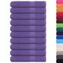 Voir la diapositive 2 : VIDAXL Serviettes de sauna 10 pcs violet 80x200 cm 360 g m² 100% coton