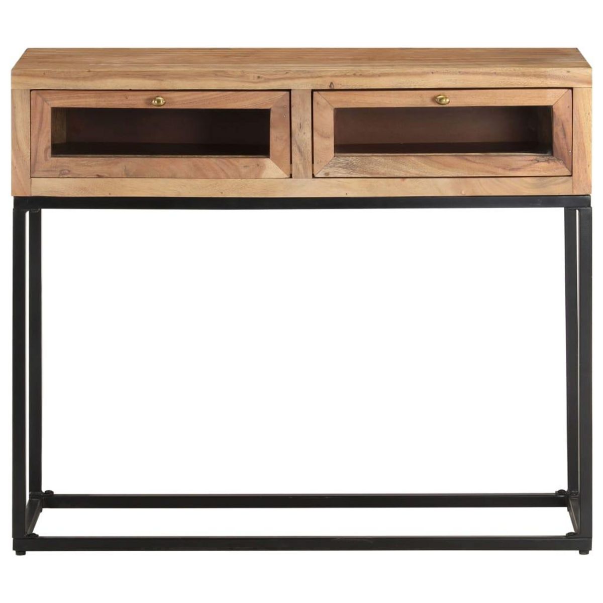 VIDAXL Table console 90x35x76 cm Bois d'acacia massif