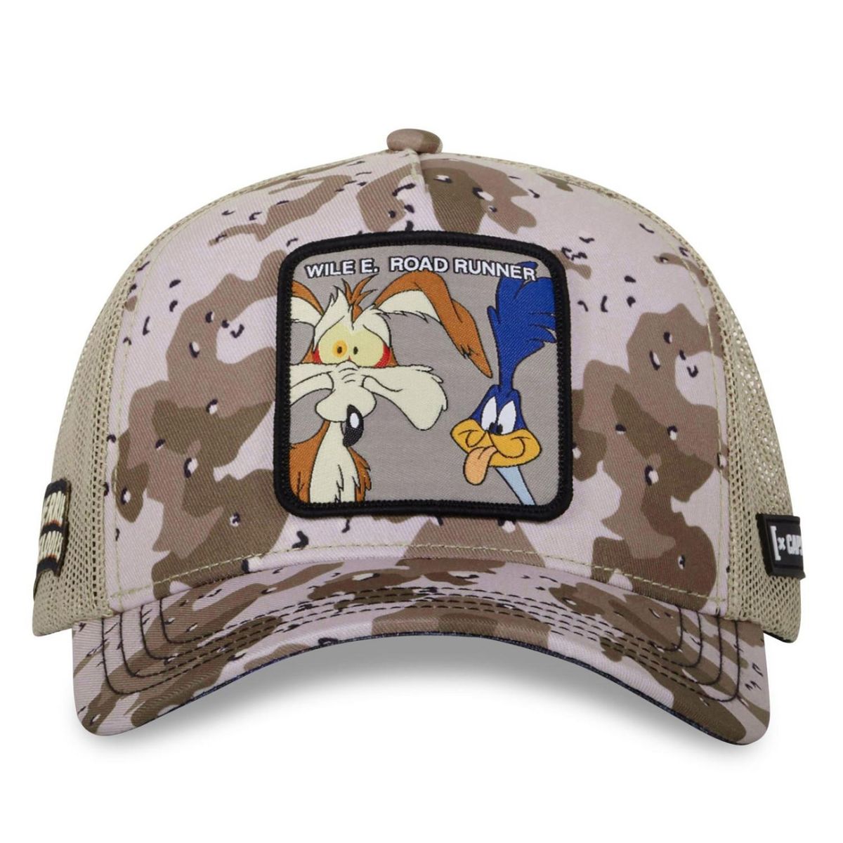 CAPSLAB Casquette homme trucker camouflage Looney Tunes Bip Bip Coyote