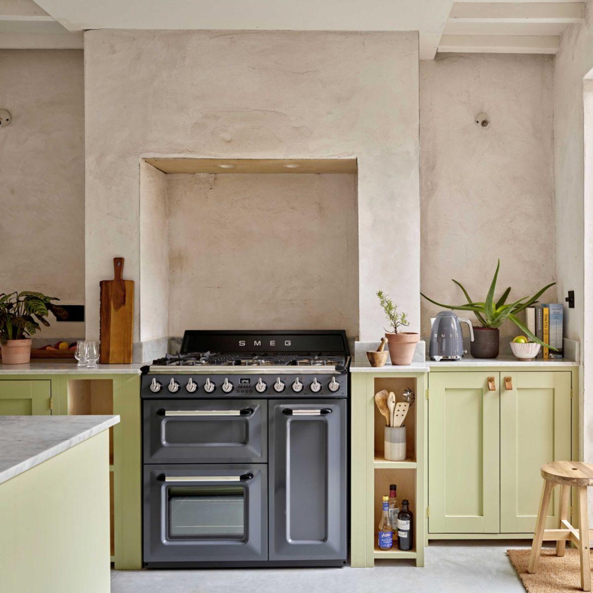 Voir la diapositive 3 : SMEG Piano de cuisson gaz tr103gr
