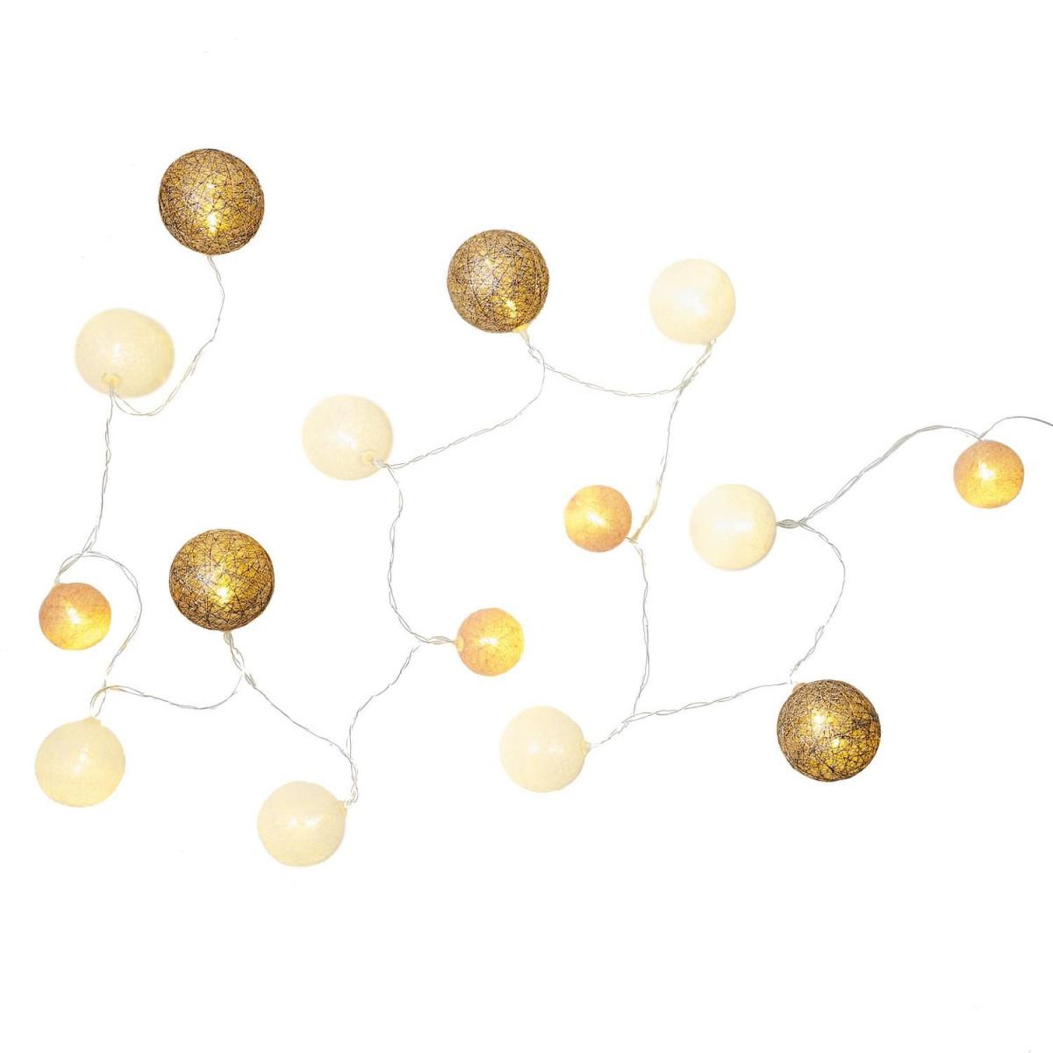 Voir la diapositive 2 : The Home Deco Factory Guirlande lumineuse led  boule  360cm rose
