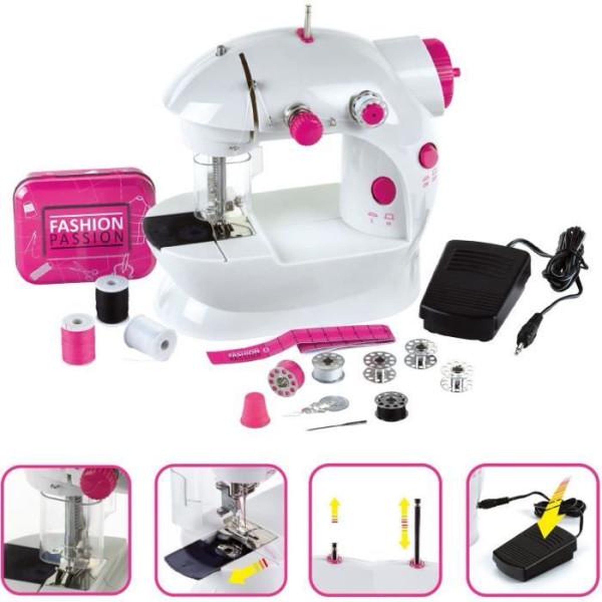 Voir la diapositive 2 : Klein Machine a coudre Fashion Passion pour enfants - KLEIN - 7901