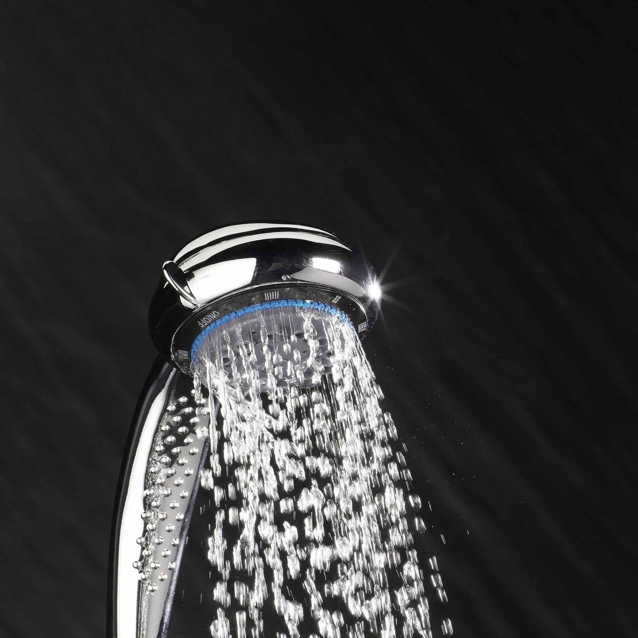 Voir la diapositive 4 : Douceur d'Intérieur Pommeau de douche 8 jets - chromé