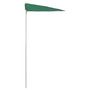 Voir la diapositive 5 : VIDAXL Demi-parasol de jardin avec mat 180x90 cm vert