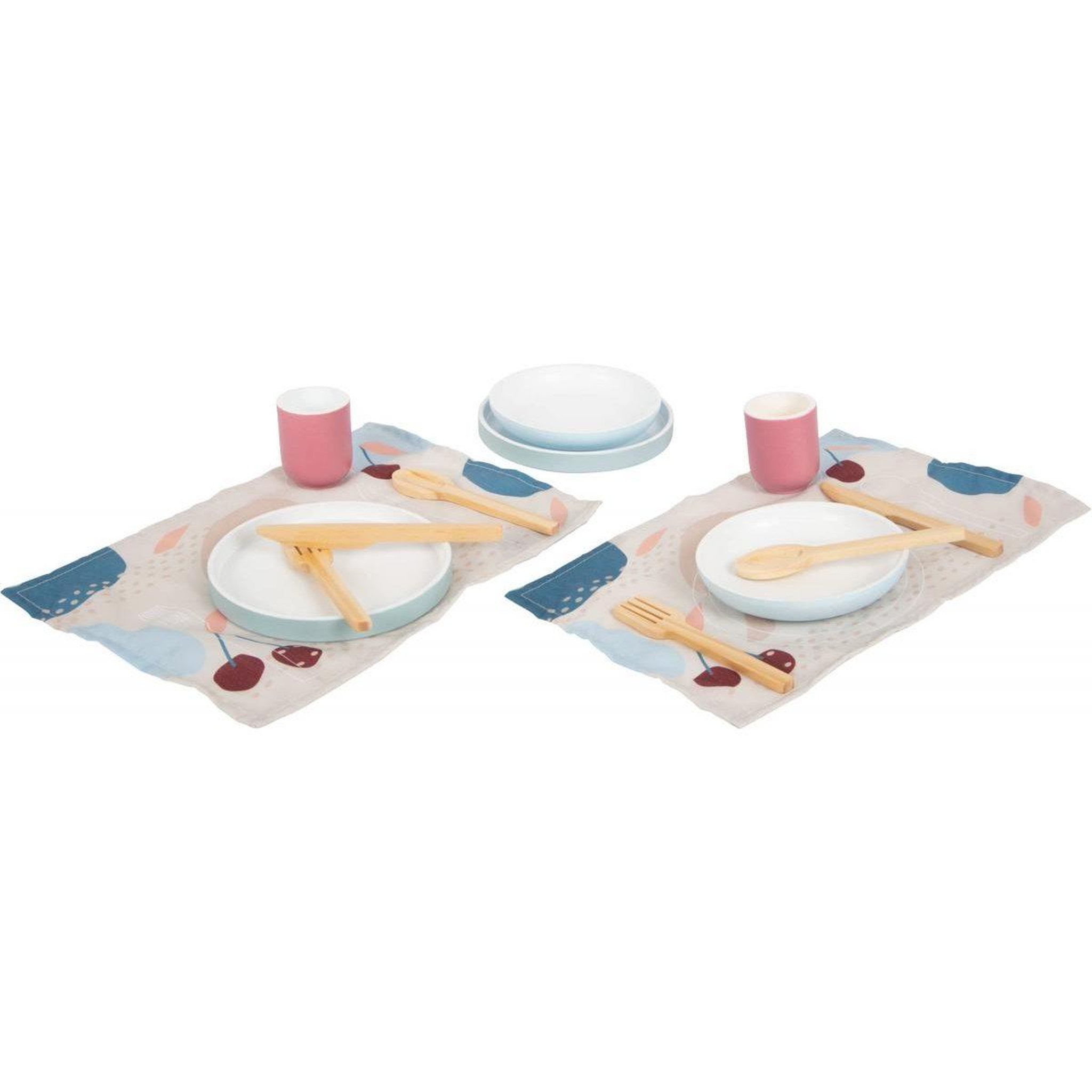 SMALLFOOT Service de table tasty en bois