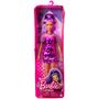 Voir la diapositive 3 : BARBIE Barbie - Poupée Fashionista Robe Violette