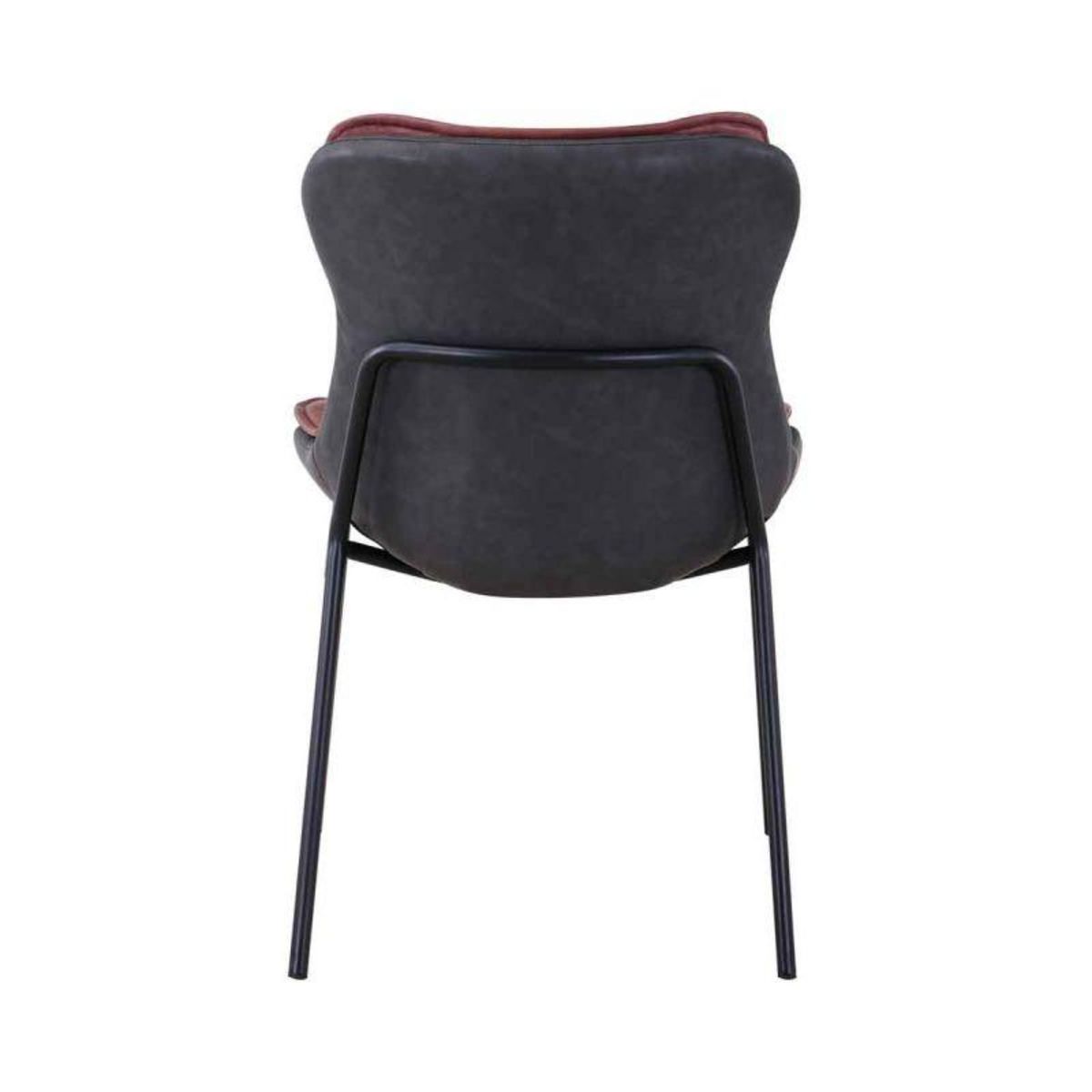 Paris Prix Chaise Design  Brady  84cm Marron & Gris