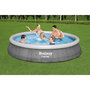 Voir la diapositive 2 : CONCEPT USINE Piscine autoportante gonflable ronde 3,96 x 84 cm HAWAI