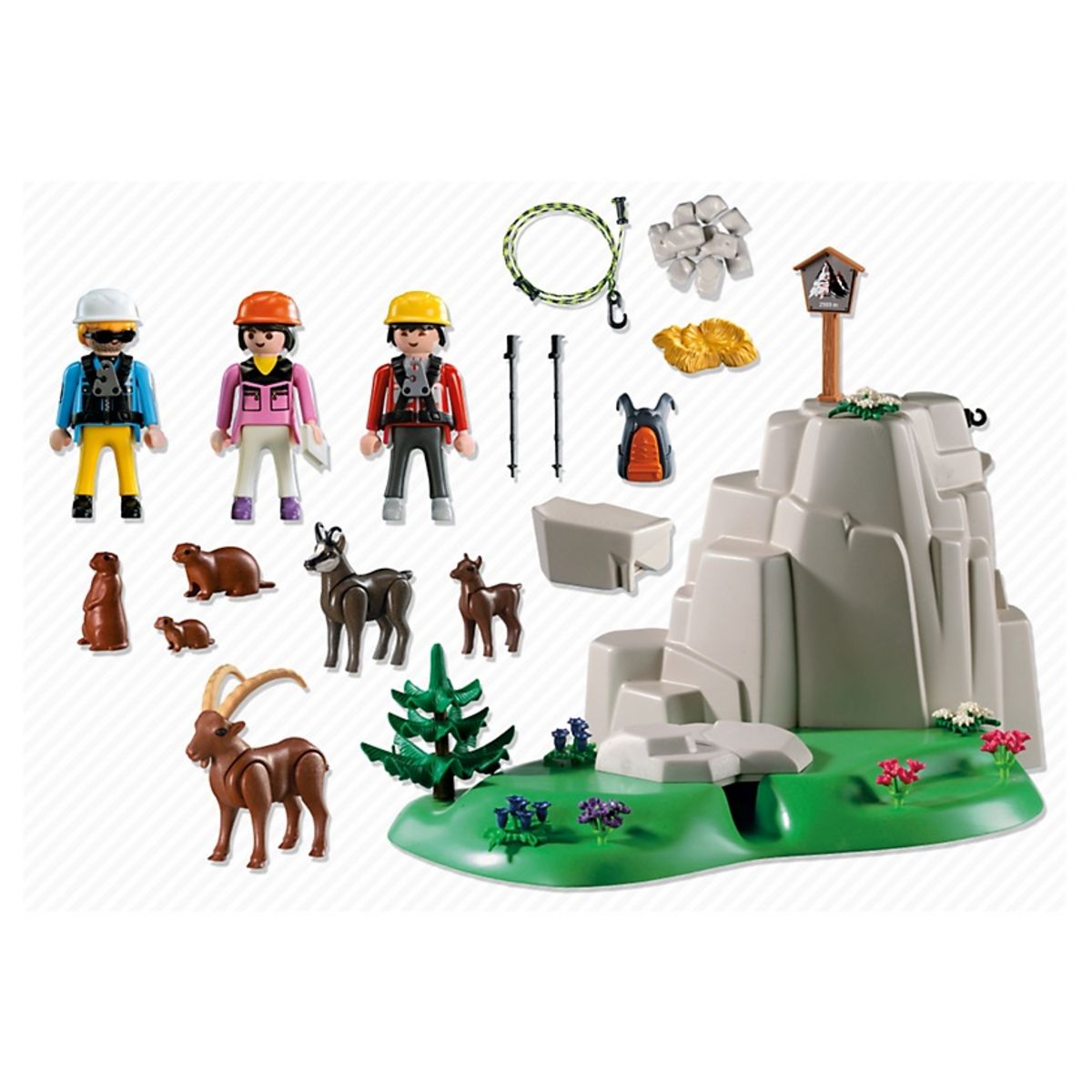 PLAYMOBIL 5423 Alpinistes et animaux de la montagne
