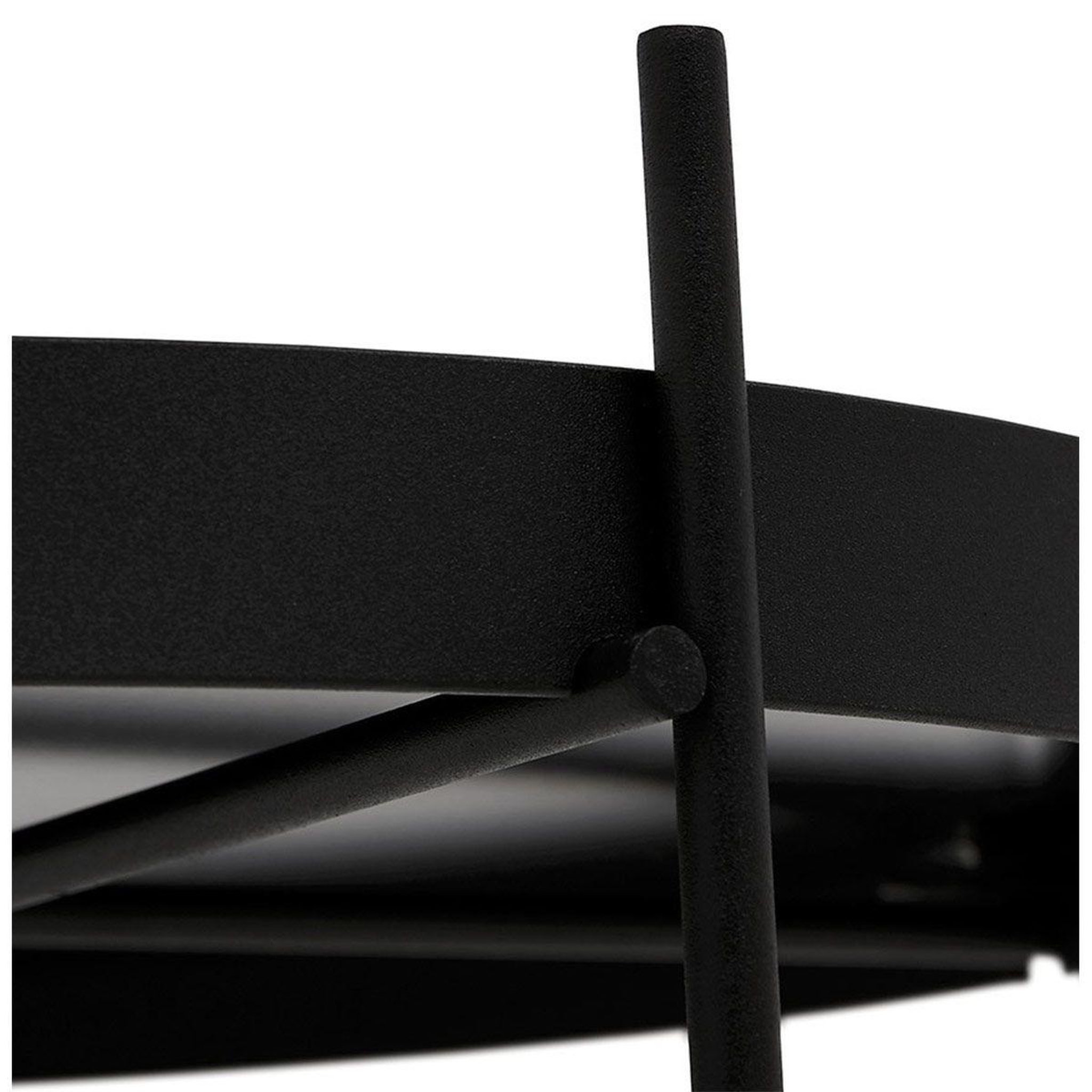 Voir la diapositive 2 : Paris Prix Table basse design en verre  rona  83cm noir