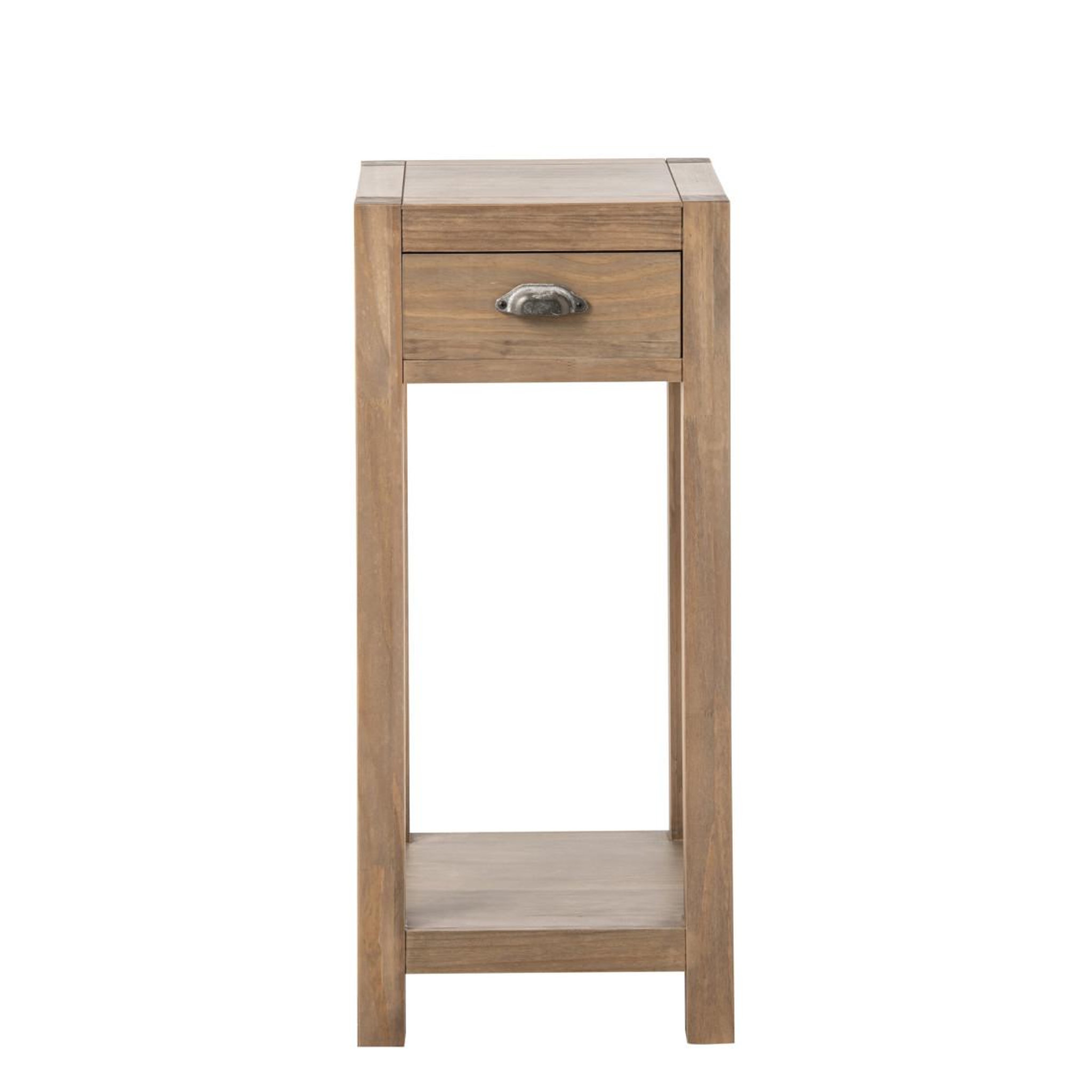 Voir la diapositive 2 : J-LINE Table d'appoint en bois  blois  90cm naturel