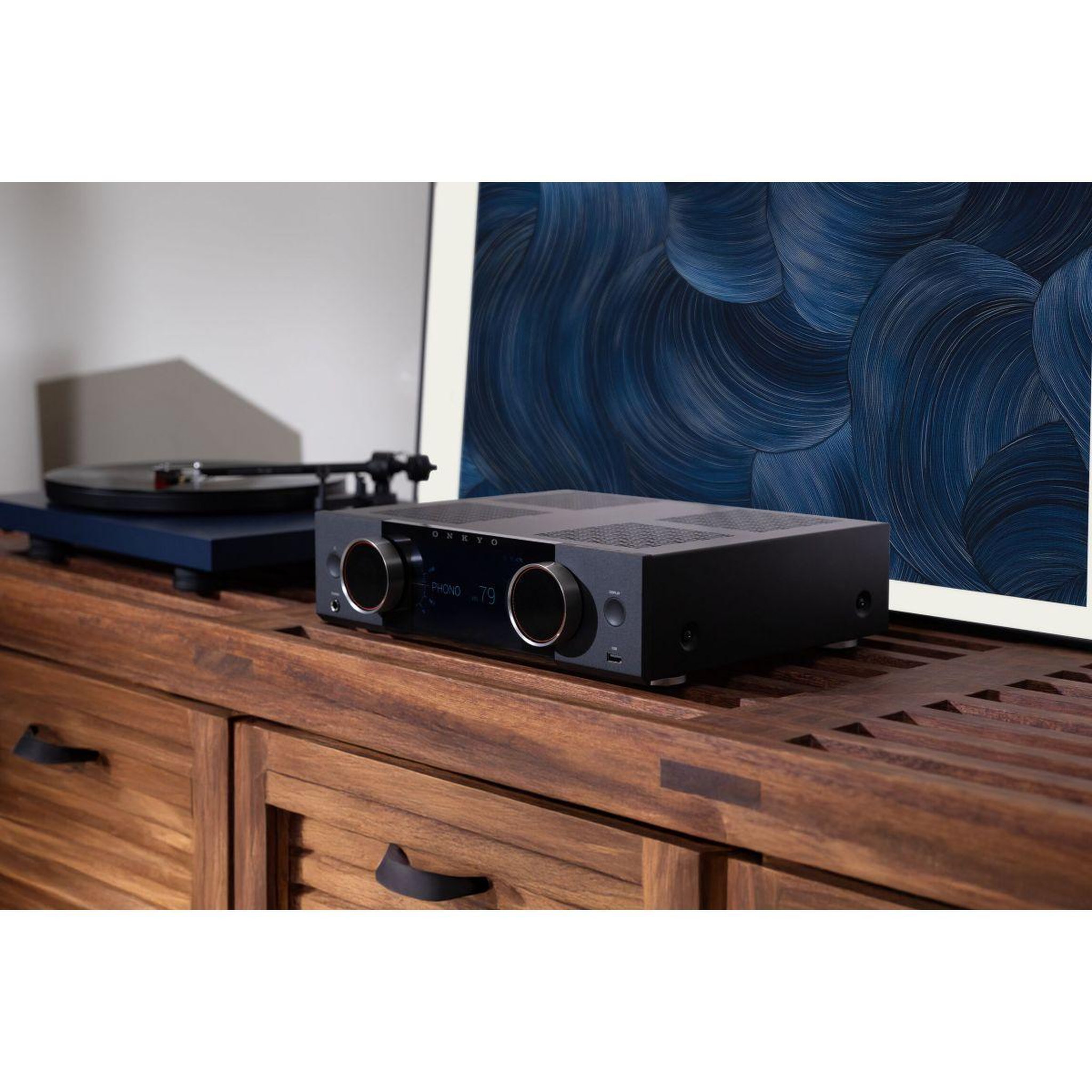 Voir la diapositive 2 : Onkyo Amplificateur hifi y50bcum