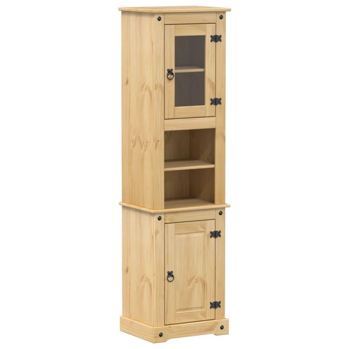 VIDAXL Armoire de salle de bain  50x40x185 cm bois de pin massif