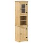 Voir la diapositive 2 : VIDAXL Armoire de salle de bain  50x40x185 cm bois de pin massif