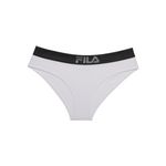 FILA Slip coton femme Uni FU6107. Coloris disponibles : Blanc