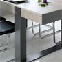 Voir la diapositive 4 : Table de séjour fixe style industriel L224cm TRAVEL 
