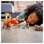 Voir la diapositive 8 : LEGO Ninjago 71762 - Le dragon de feu de Kaï - Évolution, Jouet pour Enfants +6 Ans, Set avec Figurines Guerriers Serpents avec bannière de mission à collectionner