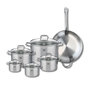 Voir la diapositive 1 : ELO Set de 1 Poêle de cuisson 32 cm et 5 faitouts 12, 14, 16, 20 et 26 cm Elo Profi Citrin