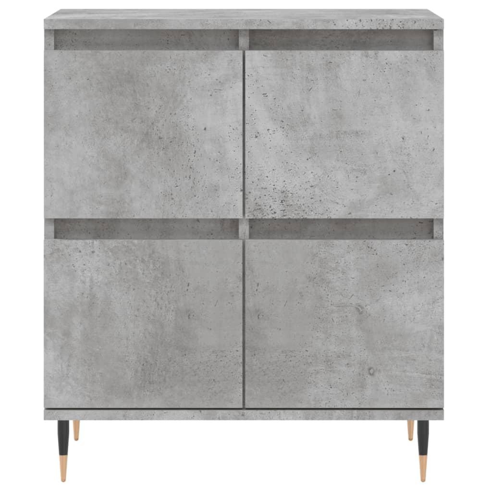 Voir la diapositive 5 : VIDAXL Buffet Gris beton 60x35x70 cm Bois d'ingenierie