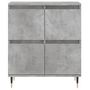 Voir la diapositive 5 : VIDAXL Buffet Gris beton 60x35x70 cm Bois d'ingenierie