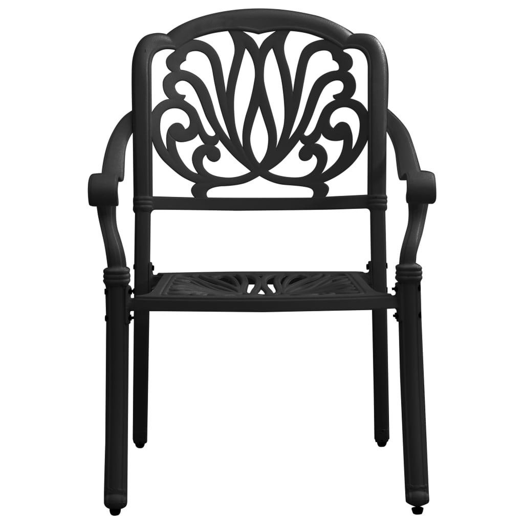 Voir la diapositive 4 : VIDAXL Ensemble de bistro 5 pcs Aluminium coule Noir