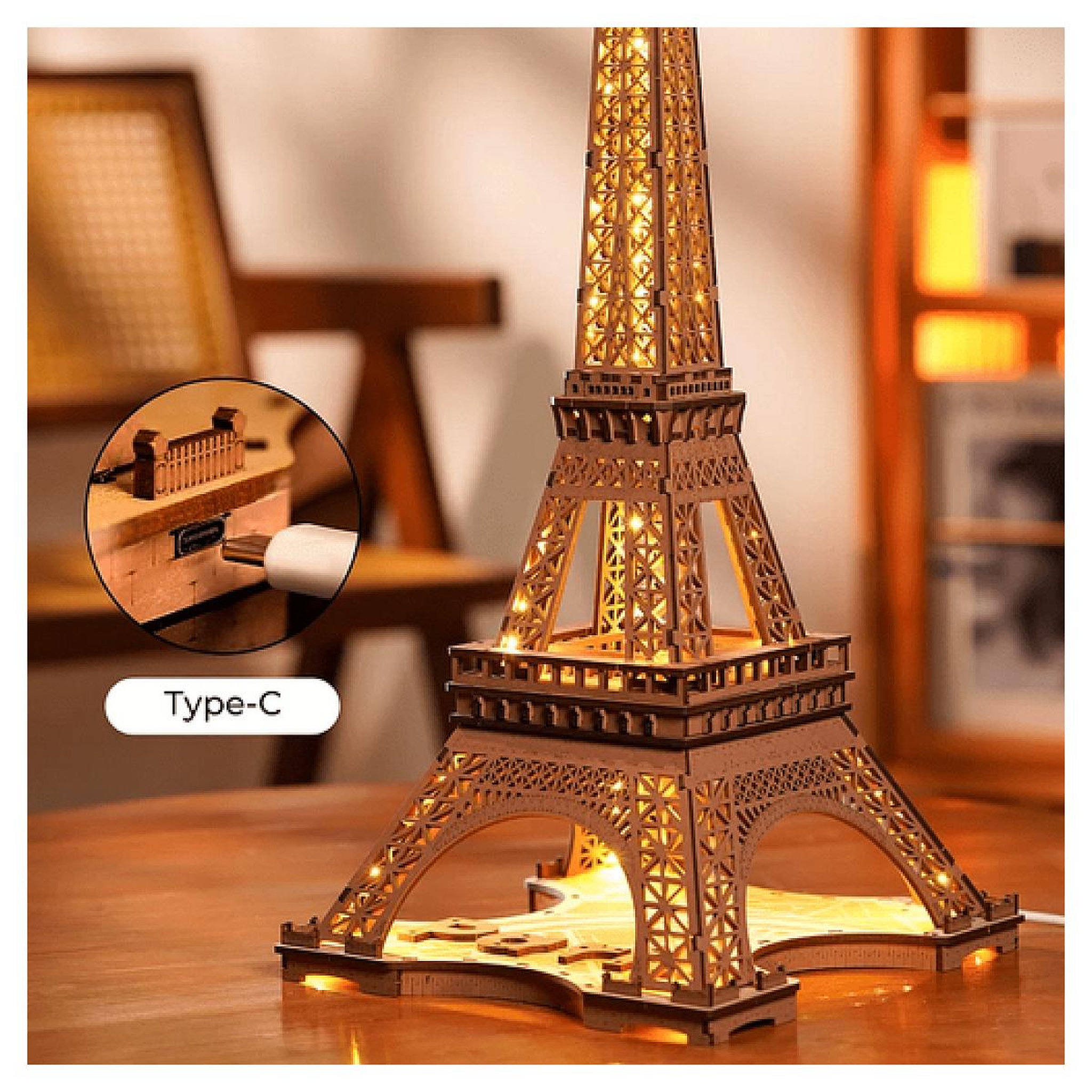 Voir la diapositive 5 : ROBOTIME Maquette tour Eiffel lumineuse