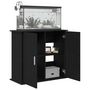 Voir la diapositive 4 : VIDAXL Support pour aquarium chêne noir 81x36x73 cm bois d ingénierie