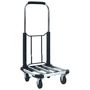 Voir la diapositive 2 : VIDAXL Chariot de transport pliable 150 kg Aluminium Argente