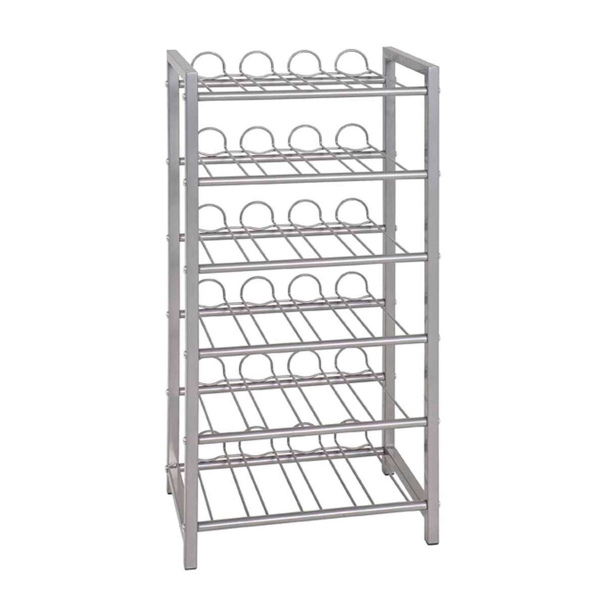 Paris Prix Porte Bouteilles 6 Niveaux  Akena  72cm Argent