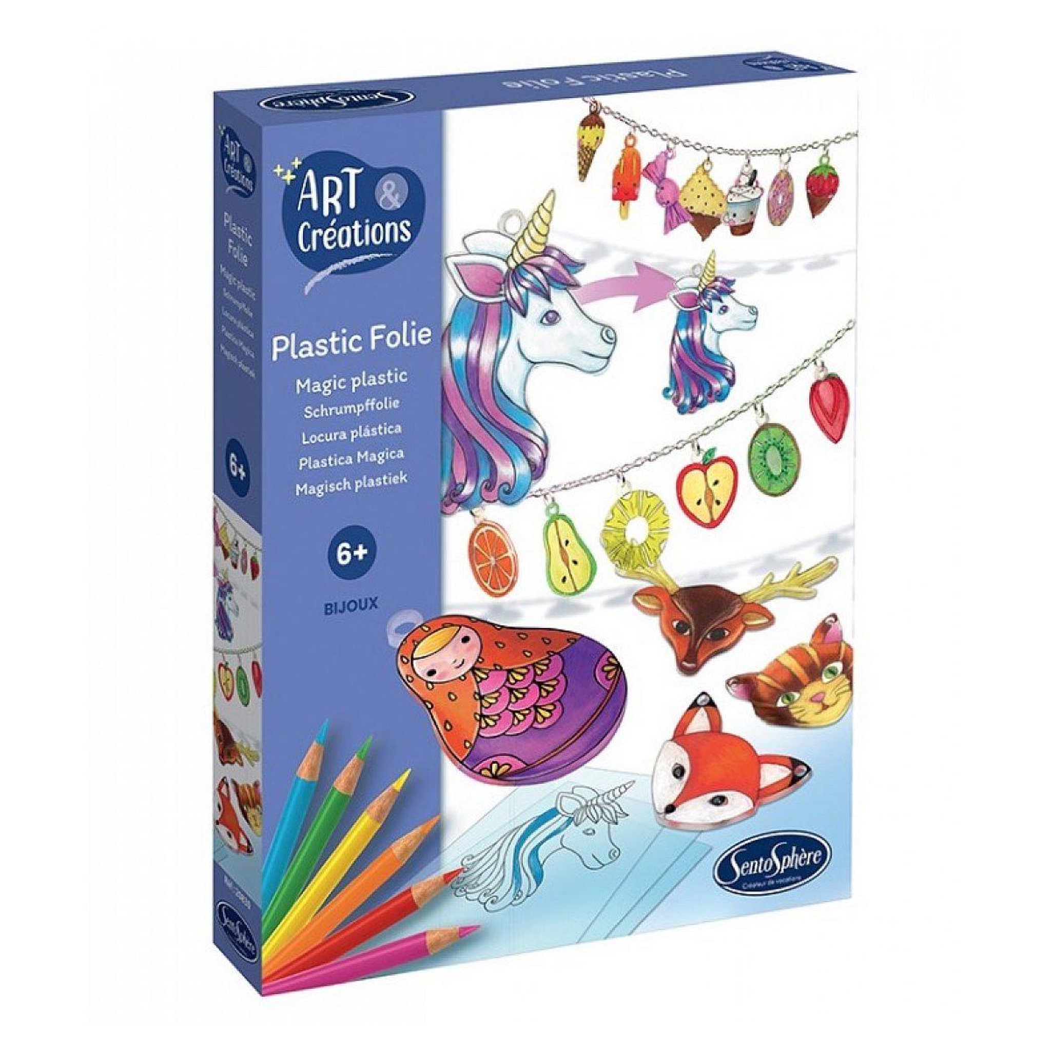 Sentosphere Plastic folie - bijoux - art et creations