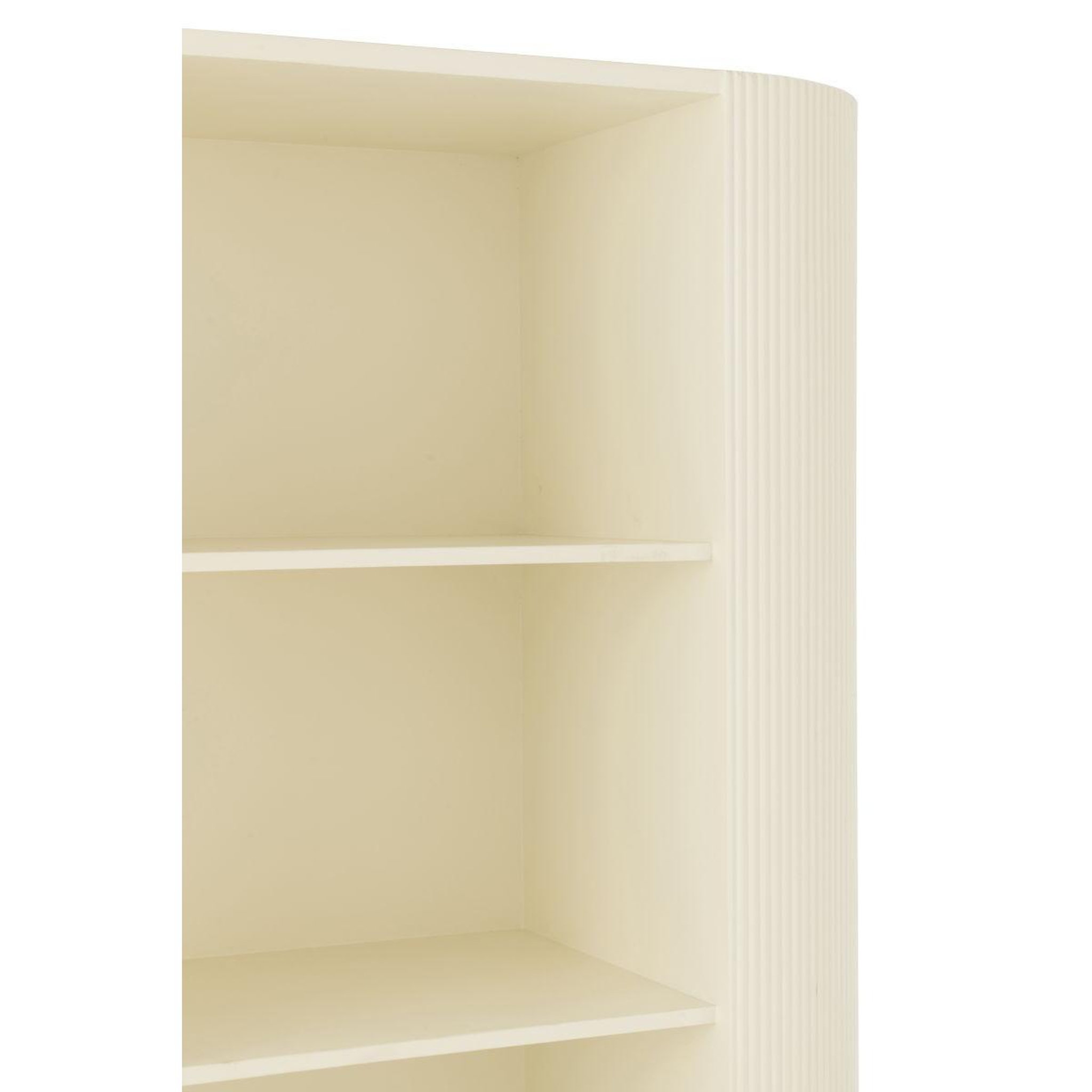 Voir la diapositive 5 : J-LINE Étagère design 5 niveaux  blaine  190cm blanc