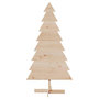 Voir la diapositive 3 : VIDAXL Arbre de Noël en bois pour decoration 150 cm bois massif de pin