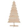 Voir la diapositive 3 : VIDAXL Arbre de Noël en bois pour decoration 150 cm bois massif de pin