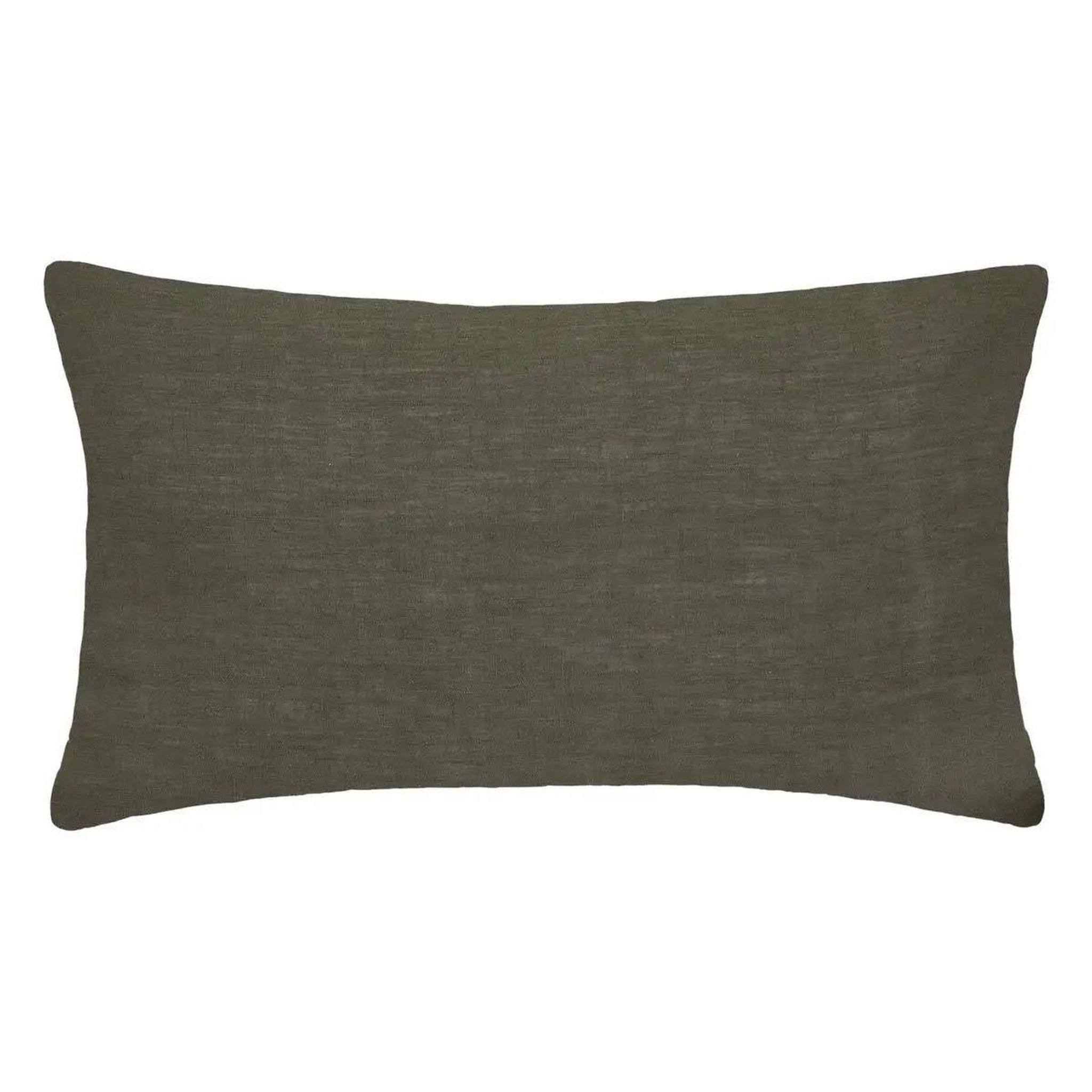 ATMOSPHERA Taie d'oreiller en lin  adorable  50x70cm vert kaki