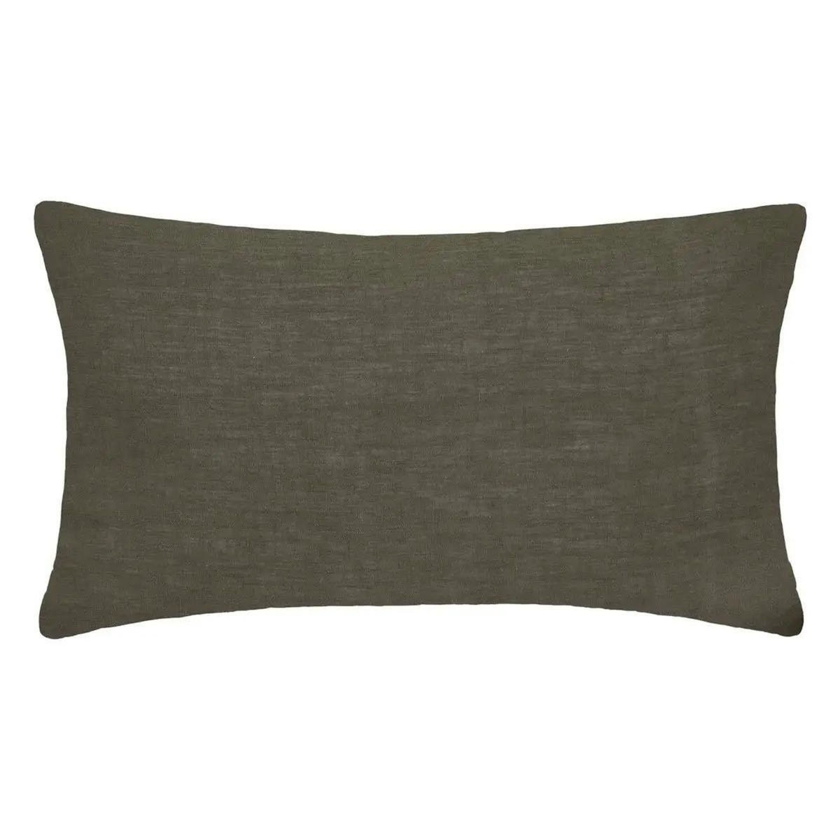 ATMOSPHERA Taie d'Oreiller en Lin  Adorable  50x70cm Vert Kaki