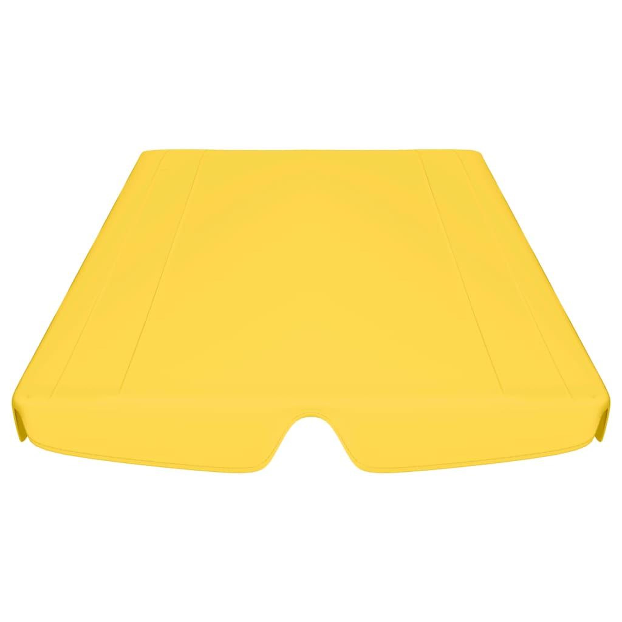 Voir la diapositive 4 : VIDAXL Toit de rechange balançoire jaune 188/168x145/110 cm