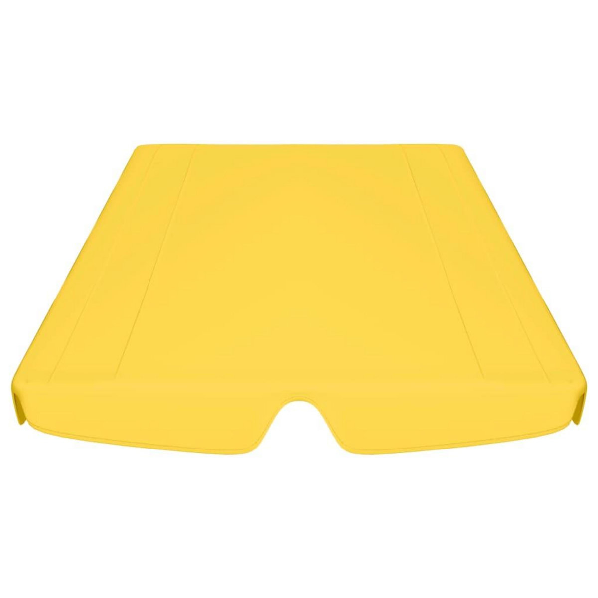 VIDAXL Toit de rechange balançoire jaune 188/168x145/110 cm