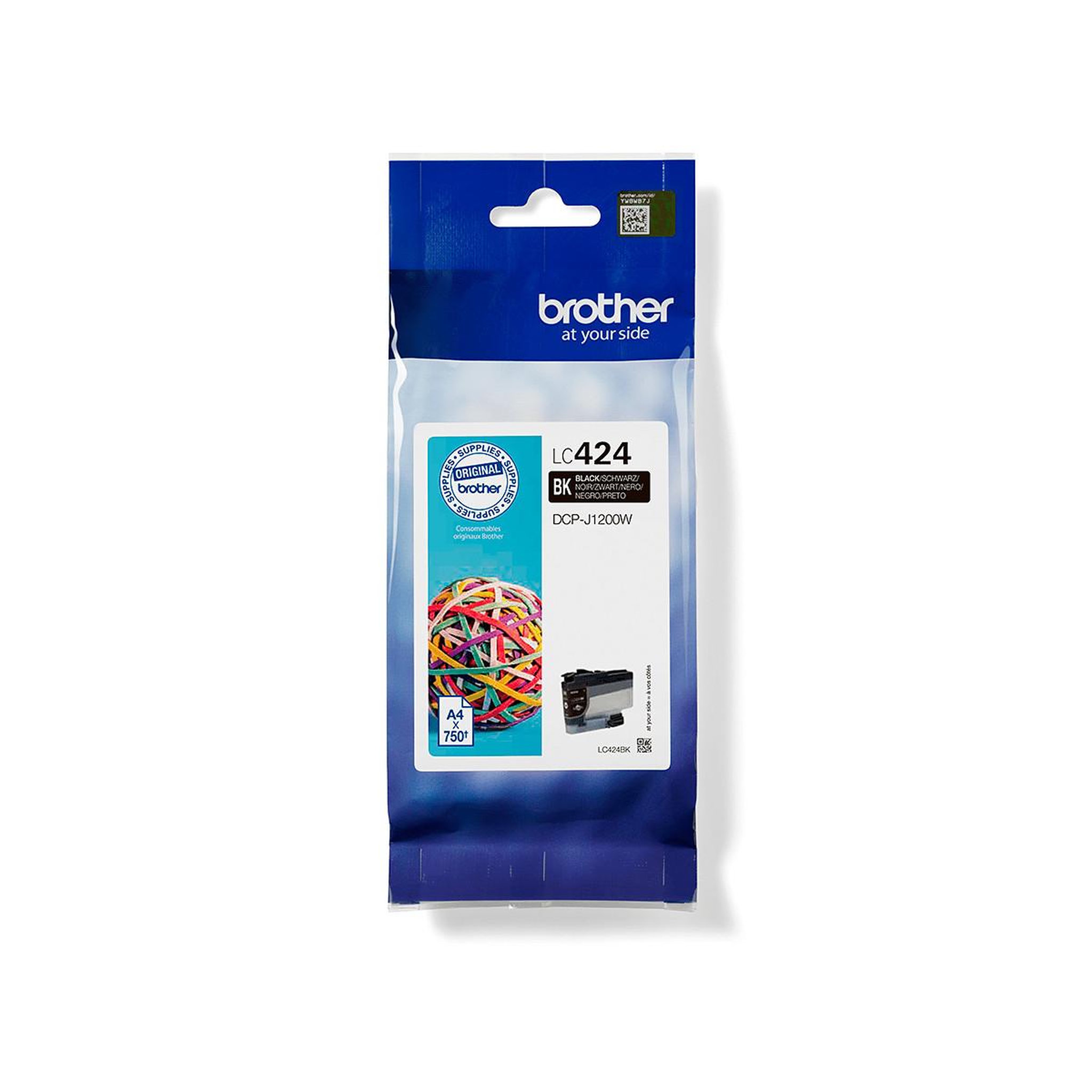 Brother Brother lc424bk - cartouche d'encre transparente - noir