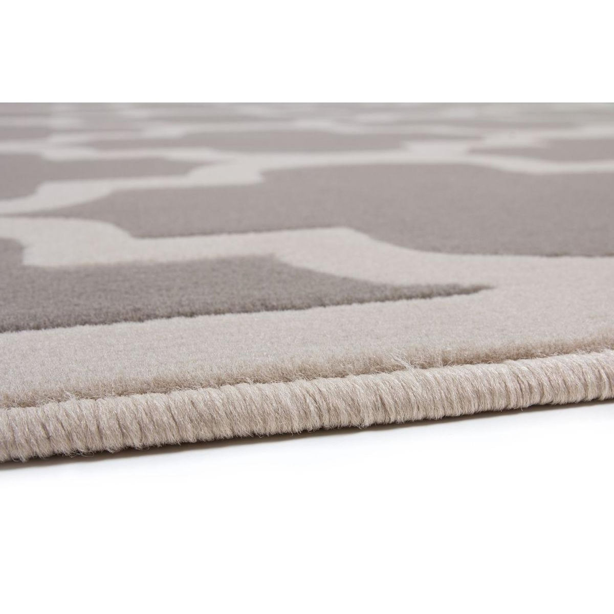 Paris Prix Tapis Vintage à Poils Courts  Manolya  Taupe
